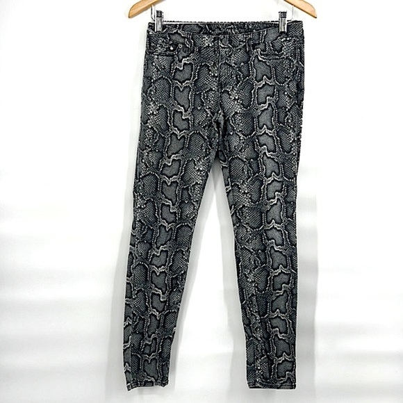 Michael Kors black snake print pants size 4P - Picture 1 of 5